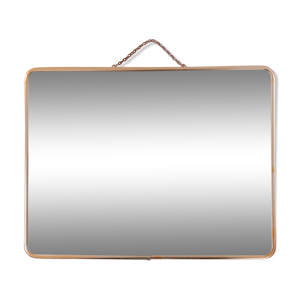 miroir de barbier doré