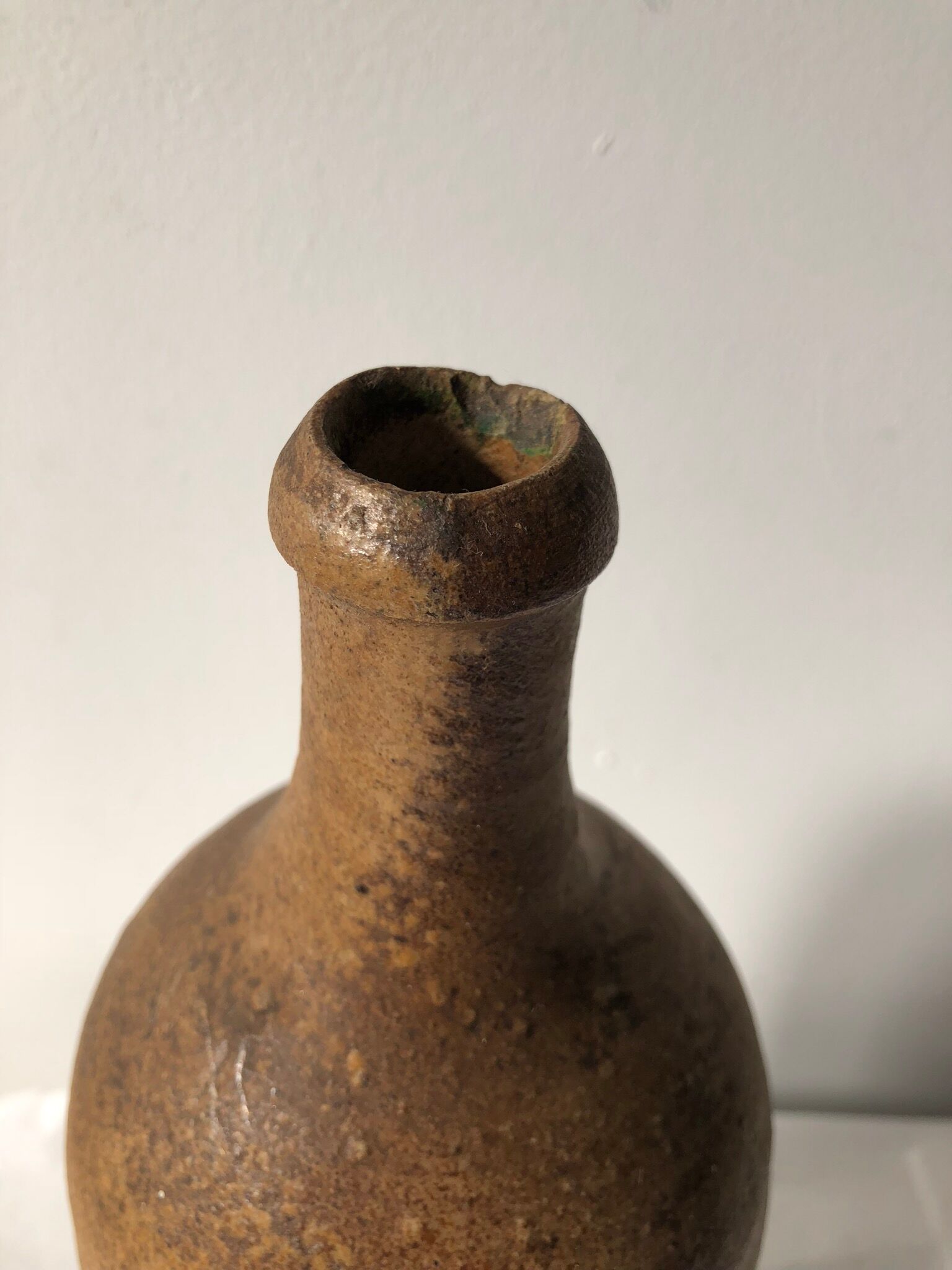 Old sandstone bottle