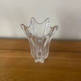 Crystal vase signed Daum France