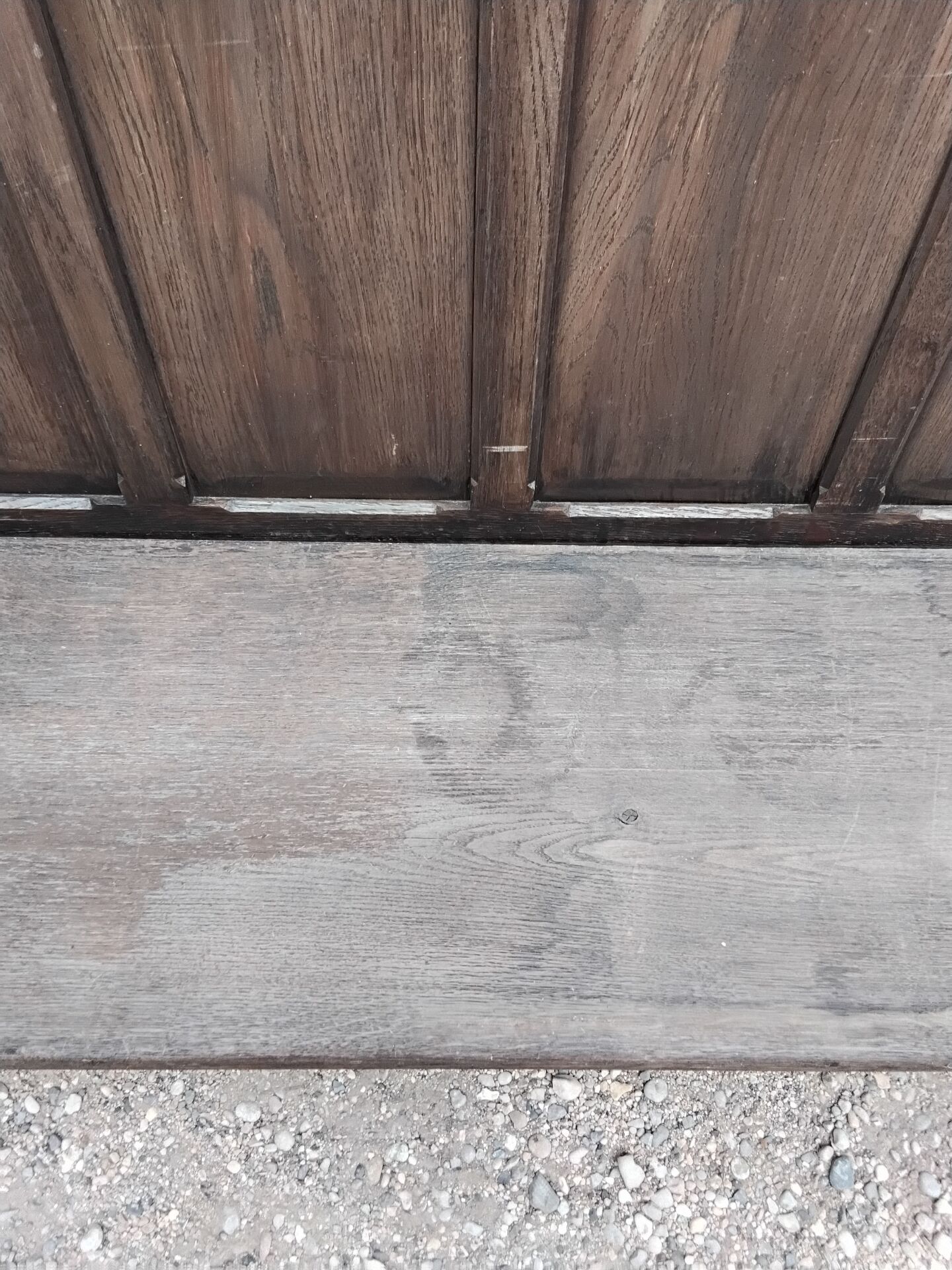 Banc ancien en chêne