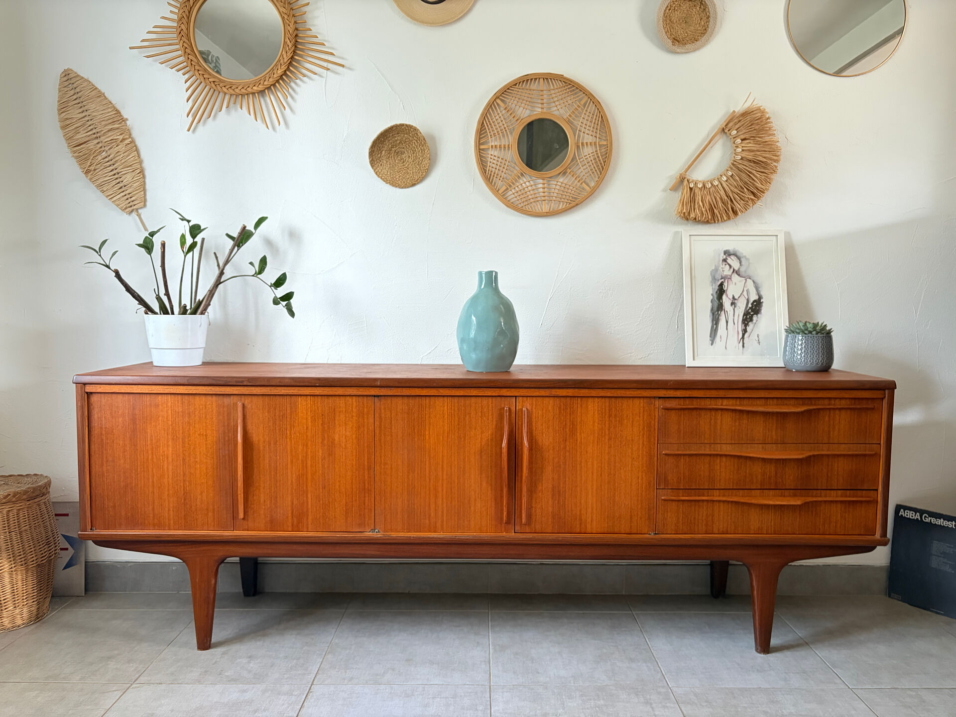 Vintage Scandinavian enfilade Andersen Johannes