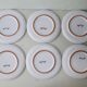 6 large flat ceramic plates by Jean Austruy