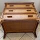Vintage 1970s bamboo rattan 3-drawer chest of drawers.