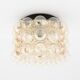 Helena Tynell glass ceiling light for Linburg, Germany, 1960.