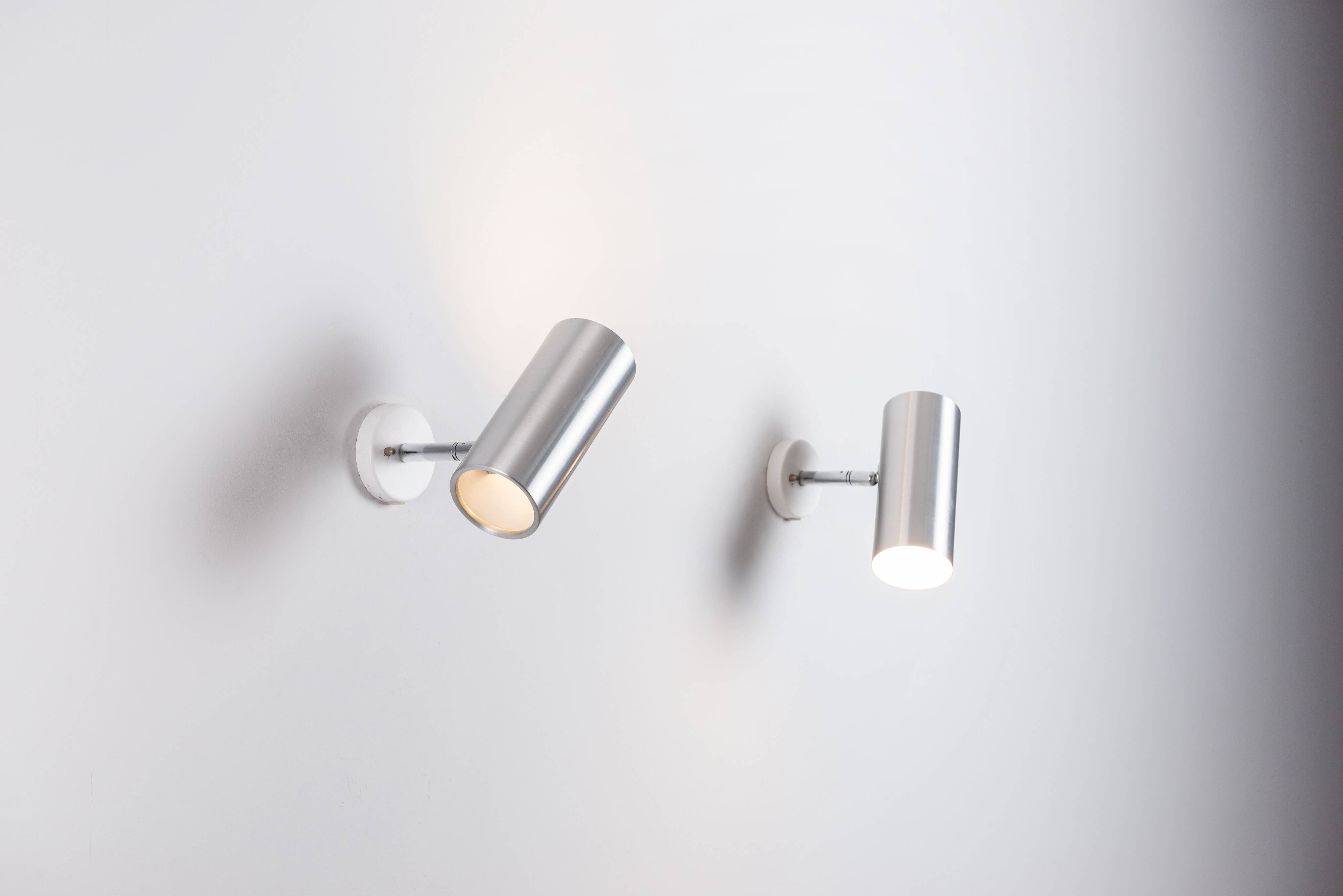 Lampes murales en aluminium réglables Raak C1582