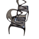 Paire de chaises "ava" bridge  par Song Wen Zhong  pour Roche Bobois