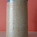 Signed stoneware vase