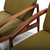 Pair of Kai Kristiansen 'Paper Knife' Easychairs 1960s