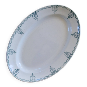 Grand plat ovale xixe