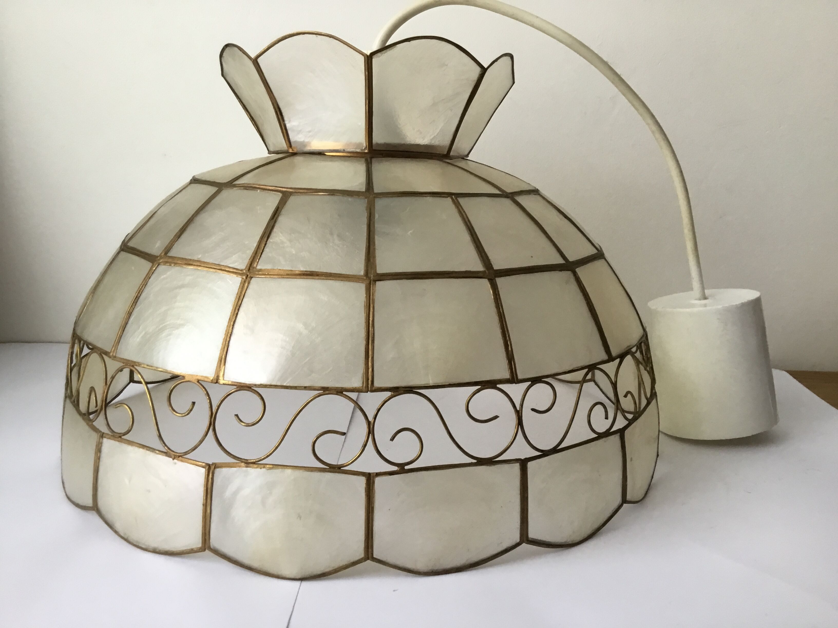 Nacre hanging lamp