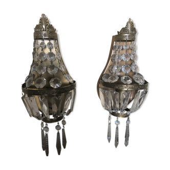 Pair of wall lamps