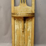 Cracked and whitewashed wood wall console