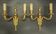 Pair of urn-shaped wall sconces in the Louis XVI style - gilded bronze