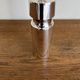Space Age pepper mill from 1960 in silver-plated metal, 1970.