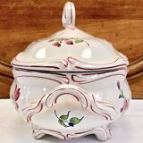 Old Lunéville oval vegetable tureen, street light model