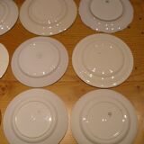 Set of 12 different flat plates