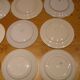 Set of 12 different flat plates