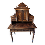 Walnut bleacher desk