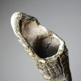 Haut soliflore décoratif céramique raku stalagmite artisanal vintage