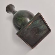 Jacob Ängman for GAB, solid bronze vase, Swedish grace / Art Deco