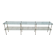 Large vintage metal and glass shop display shelf.