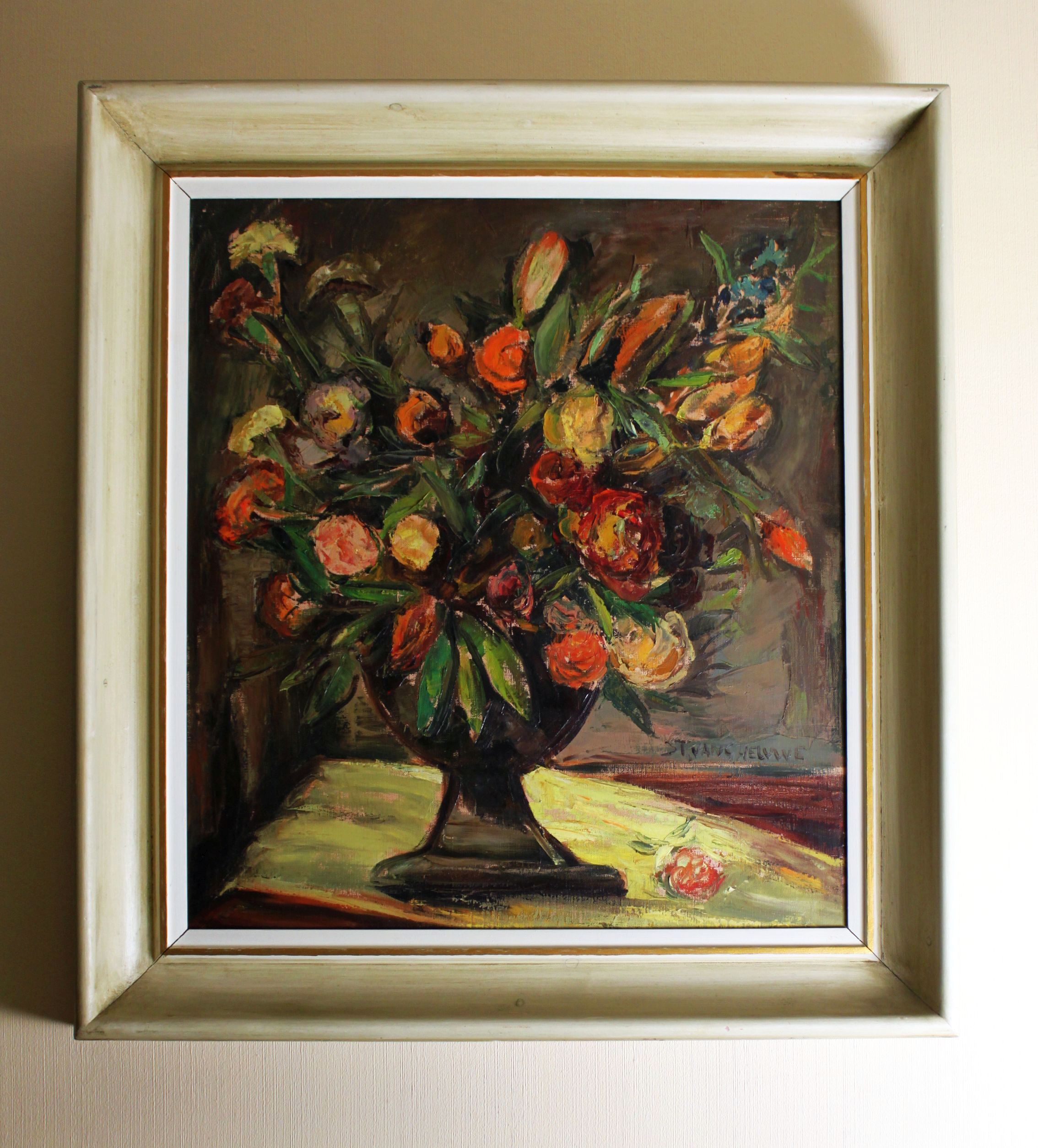 Still life bouquet of flowers, st vangheluwe.