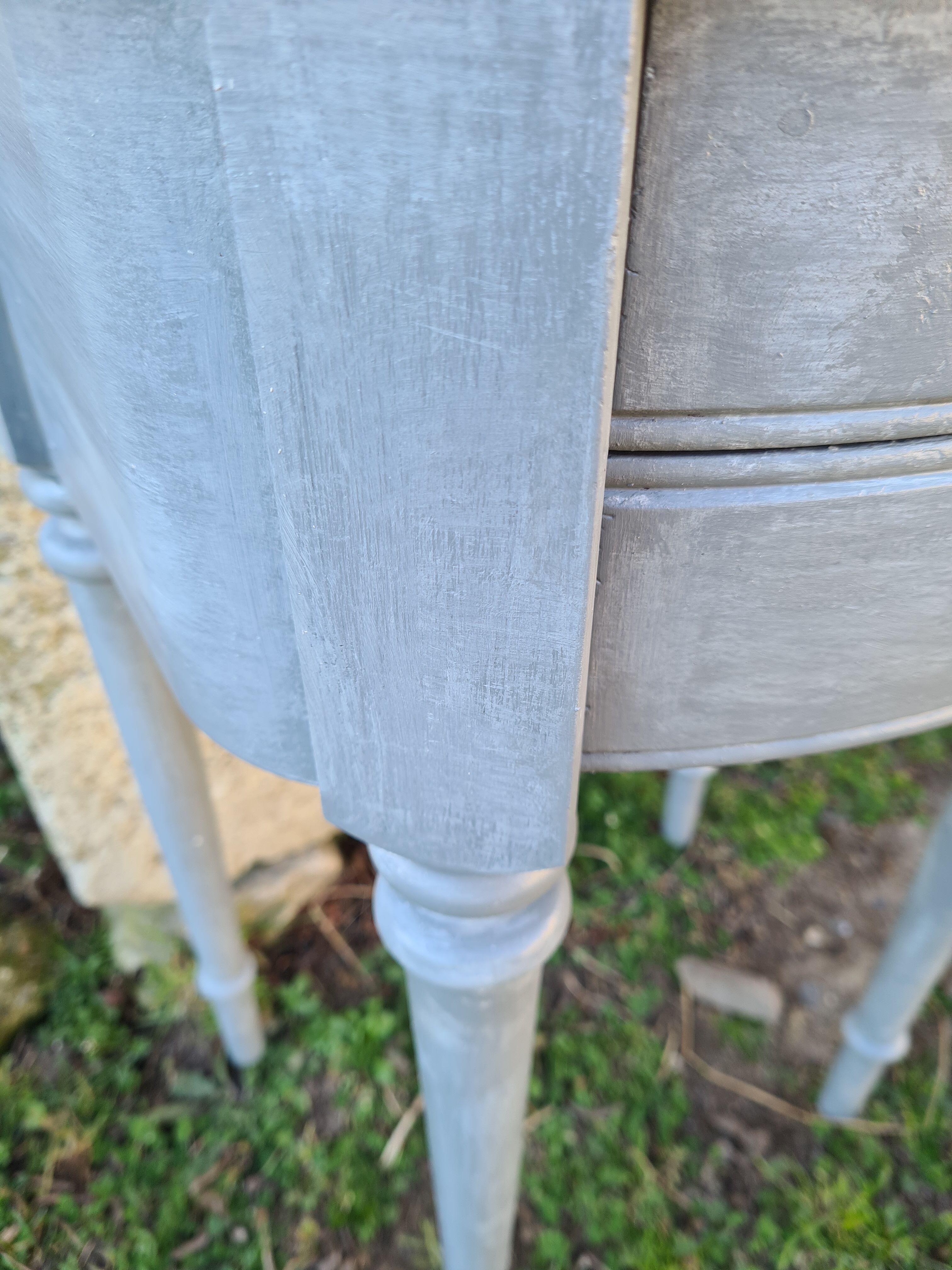 Skated bedside table