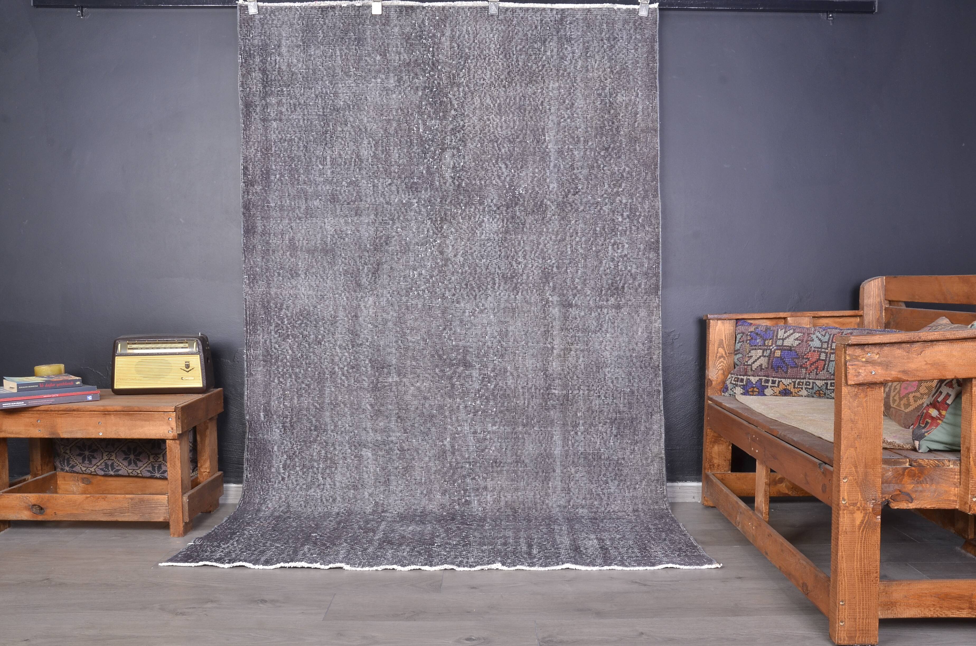 Grey Oushak Turkish Rug sku 2160