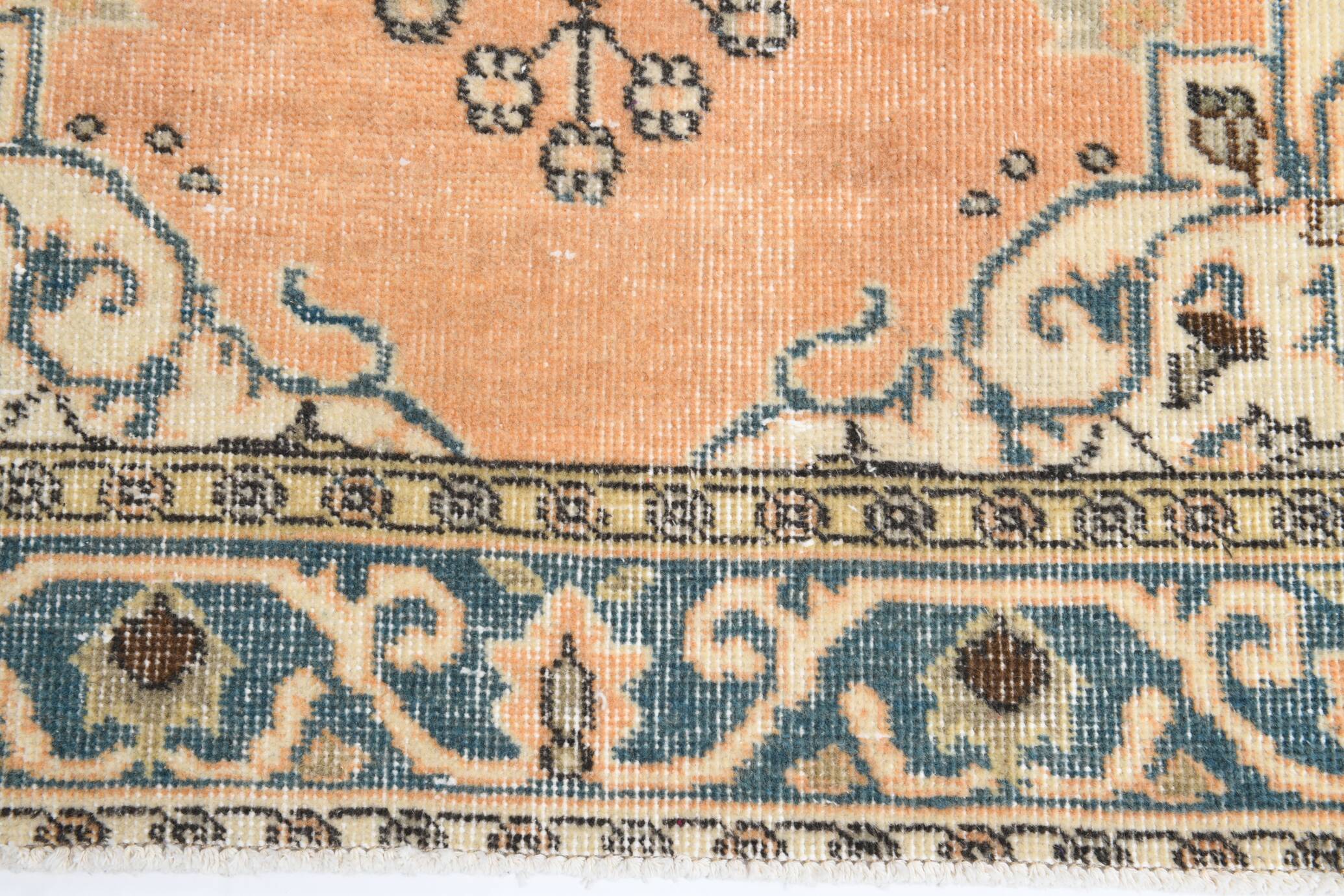 4x6 Dark Teal Green Oriental Vintage Area Rug, 120x194Cm