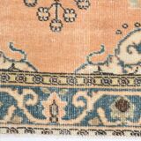 4x6 Dark Teal Green Oriental Vintage Area Rug, 120x194Cm