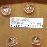 Set of two J.T. Kalmar Murano Raindrop hanging lamps, 1970 Austria