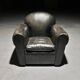 Art Deco Style Arm Chair by Bart van Bekhoven, 1970s