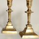 Pair of Vintage INDIA Solid Brass CANDLE HOLDERS