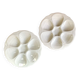 2 Apilco France porcelain oyster plates