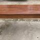 Farmhouse dining table in solid wood with 1 drawer, 1930, 209x80cm.