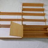 Design shelving system shelf teak wall shelf WK furniture 50s 60s