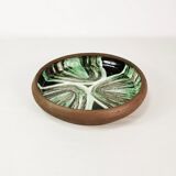 Duża, ceramiczna patera- misa Mid Century, Dania, lata 60.