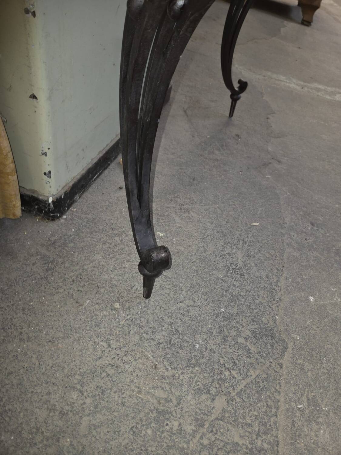Wrought iron console