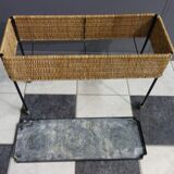 Wicker plant / flower stand 1960s