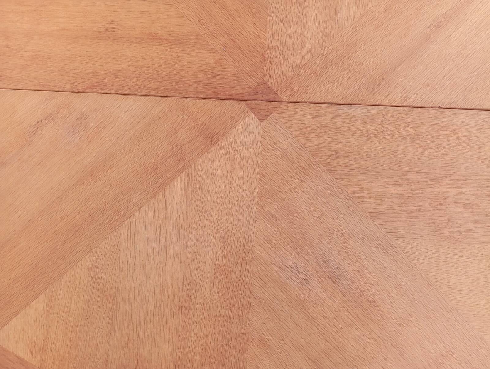 Large oak table by Guillerme & Chambron