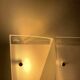 Pair of wall lamps by Lucio De Majo in De Murano glass