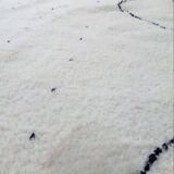 Beni Ourain Berber rug made of Atlas wool, size 1.5/2.5 m.