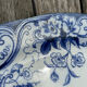 Oval dish Flora Creil and Montereau 1880