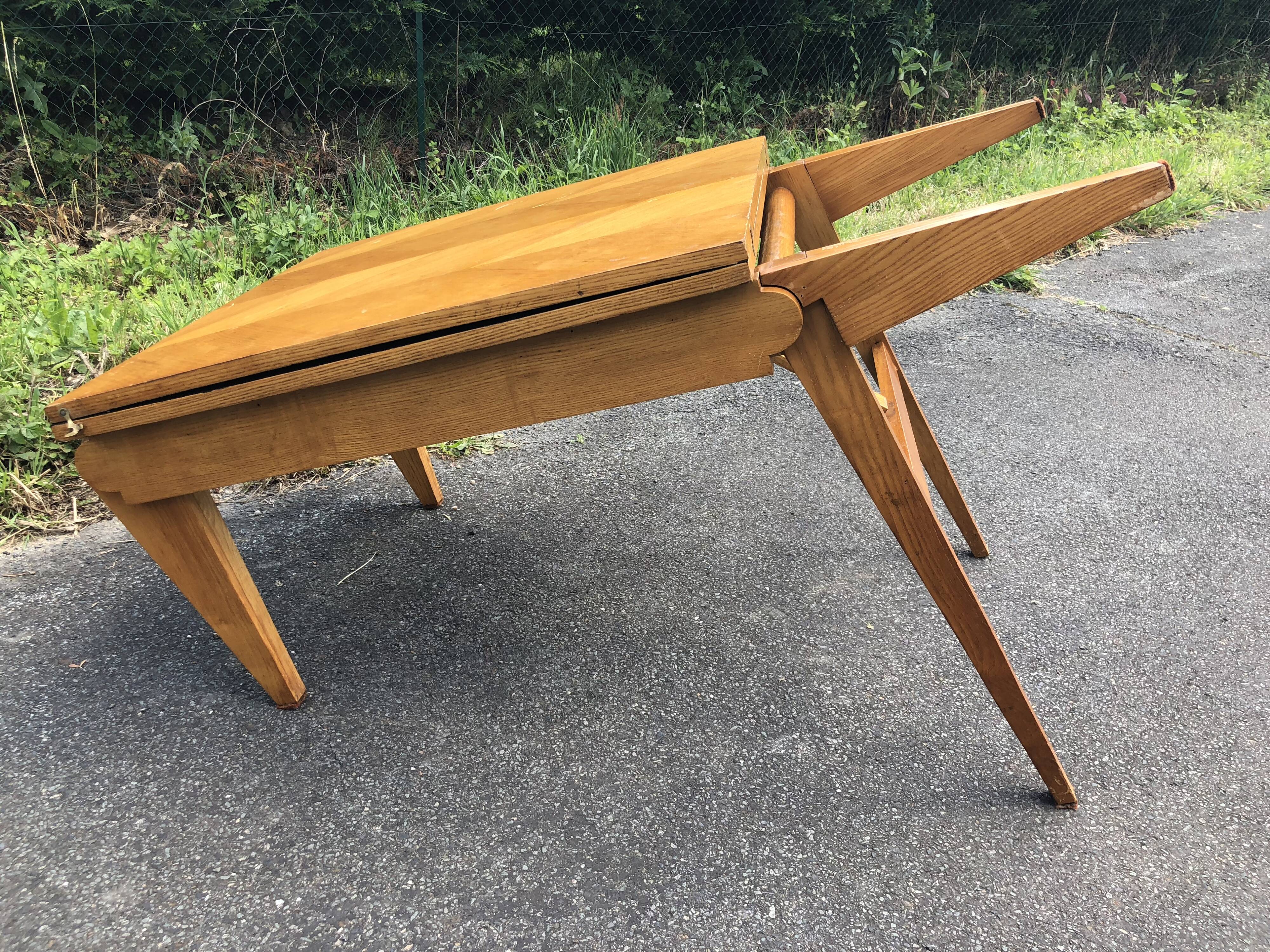 Table convertible coffee table dining table design 1950