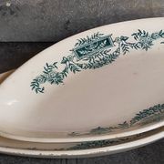 Duo of iron earth raviers of Longchamp service Lutetia late nineteenth