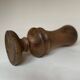 Turned wooden vase