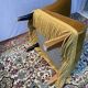 Velvet toad armchair