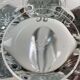 Adorable fruit bowl or centerpiece or flower bowl in translucent crystal - 1960