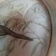 Antique oval curved glass frame 46/36c