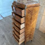 Louis XV style marquetry chest of drawers